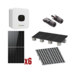 Kit Solar Interconexion  / 3kW  220Vca / Inversor GROWATT/ Montaje Incluido