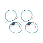 Kit de Cables de Referencia de Comprobación Multimodo CertiFiber® Pro, Para Fibras con Conectores LC de 50µm (2 SC/LC metálico, 2 LC/LC metálico), de 2 Metros