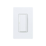 Switch interruptor on/off, 8A iluminacion, 1/10HP fan @120V,  120-277 V, no requiere cable neutro.