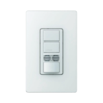 Interruptor con Sensor de Ocupación, Doble Tecnología Para Detección de Movimiento, Color Blanco