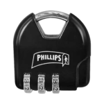 Candado de Combinación Ajustable / No Requiere Llave / Color Negro.