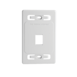 Placa de pared modular MAX, de 1 salida, color blanco