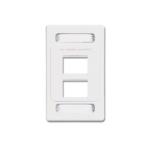 Placa de pared modular MAX, de 4 salidas, color blanco