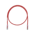 Cable de parcheo UTP Categoría 6, con plug modular en cada extremo - 1 ft (30.48 cm) - Rojo