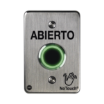 Interruptor IR NoTouch® de Acero Inoxidable, De un solo grupo, ABIERTO