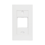 Marco blanco con placa metalica para caja americana