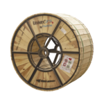 Carrete de 4 km de Fibra Óptica Aérea (ADSS) G.652D, Monomodo de 144 Hilos, Exterior, Span 100, Loose Tube