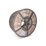 Carrete de 4 km de Fibra Óptica Aérea (ADSS) G.652D Armada Anti roedor, Dieléctrica, Monomodo 6 Hilos, Span 200