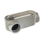 Caja oval roscada tipo LR de 3" chica (76.2 mm) Incluye tapa y tornillos.