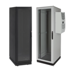 Gabinete de Telecomunicaciones ProLine V/D, 700 mm de Ancho, 800 mm de Profundidad, Compatible Con Aire Acondicionado Tipo G28, 42 UR, Color Gris Claro