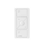 Control remoto PICO 3 botones encender/apagar, subir/bajar intensidad, color blanco, complemente con un atenuador Caseta, RA2, RadioRa2.