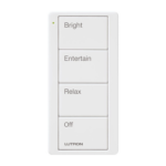 Control remoto inalambrico PICO, con escenas predefinidas para espacio en sala..