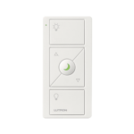 CONTROL REMOTO INALAMBRICO CON 3 BOTONES SUBIR/BAJAR, ENCENDER, APAGAR, NIGHTLIGHT color  blanco