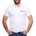 Playera Tipo Polo Color Blanco epcom TURBOHD