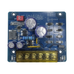 6 o 12 o 24 Vcc @ 1.5 A / Fuente tipo tarjeta/ 1 salida / requiere transformador de entrada  / capacidad de baterías / baterías no incluidas.