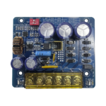 6 o 12  o 24 Vcc @ 4 A / Fuente tipo tarjeta/ 1 salida / requiere transformador de entrada  / capacidad de baterías / baterías no incluidas.