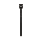 Cincho de Nylon 6.6 de Bloqueo, 203 mm largo x 2.5mm ancho, Color Negro, Exterior Resistente a Rayos UV, Paquete de 1000pz