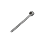 Cincho de Nylon 6.6, Color Gris, 290 mm largo x 3.7mm ancho, sección transversal intermedia, 1000pz