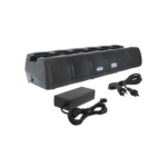 Multicargador de 6 cavidades para radios Icom IC-F3003, IC-4003 para baterías Ni-Mh  BP264 o genéricas.