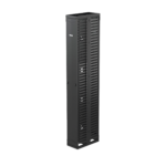Organizador Vertical PatchRunner™, Doble (Frontal y Posterior), Para Rack Abierto de 45 Unidades, 10in de Ancho, Color Negro