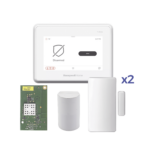 Sistema de Alarma con Pantalla Touch de 7" Compatible con sensores Inalambricos DSC, Bosh, 2GIG,ITI y Serie 5800 agregando el modulo PROTAKEOVER