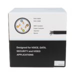 Bobina de Cable UTP 305 m, Cat6 Con DOBLE FORRO, para Exterior, CLIMAS EXTREMOS, Color Negro