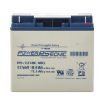 Batería 12V, 18AH, Para Respaldo, Tecnologías AGM/VRLA, Diseño De Vida Útil 5 Años, Terminales Tipo NB2, Listada UL, Libre De Mantenimiento