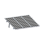 Montaje para Panel Solar, riel 2200mm para Módulos con espesor de 35mm o 40mm, Velocidad de Viento Max. 136km/h