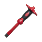 Cincel de Punta Plana con Protección para las Manos de 19x16x250mm