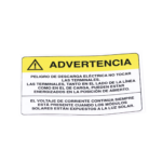 Etiqueta de Videovigilancia en Vinil Adhesivo Mate / Paquete con 10