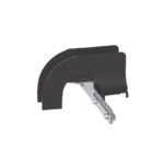 Bajada/Salida de Cables Para  Charola Wire Basket, de 2 in, Con Control de Radio de Curvatura, Color Negro