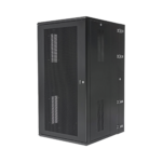 Gabinete PanZone de Montaje en Pared, de 19in, Puerta Ventilada, 26 UR, 762mm de Profundidad, Color Negro