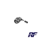 Conector N Macho en A/R de Anillo Plegable para Cables LP-195, LP-142, RG-58/U, RG-142/U, Niquel/ Oro/ Teflón.