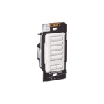 (RadioRA2) Botonera 5 botones hibrida, requiere cable neutro para el control del circuito.