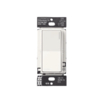 (RadioRA3) Apagador Auxiliar de pared, compañero de apagadores multilocación. Usar en 3 vías o escalera. Color blanco mate.