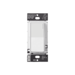 (RadioRA3) Apagador Auxiliar de pared, compañero de apagadores multilocación. Usar en 3 vías o escalera. Color blanco.