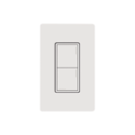 (RadioRa3) Botonera Sunnata Blanco 2 escenas para Radio RA3, programe escenas diferentes en cada botón.