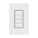 (RadioRa3) Botonera Sunnata Blanco 4 escenas para Radio RA3, programe escenas diferentes en cada botón.