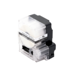 Casete de 45 Etiquetas Autolaminadas de 25.4 x 165.1 mm, para Cables de 4 a 8.1 mm de Diámetro, Área de Impresión Color Blanco