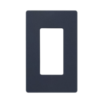 Placa de pared 1 espacio, para atenuador (dimmer), apagador ó control remoto inalámbrico LUTRON.