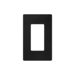 Placa de pared 1 espacio, para atenuador (dimmer), apagador ó control remoto inalámbrico LUTRON.