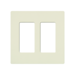 Tapa 2 espacio, de pared, color tipo galleta Satin