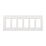 Placa 6 espacios pata dimmer o apagadores Lutron