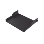 Charola para Soportar Equipos en Rack de 19 in, Profundidad de 34 cm, Color Negro, 2U