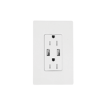 Receptáculo 15 A con puerto USB