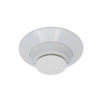 Detector de humo fotoeléctrico direccionable con prueba remota para ducto, color marfil.