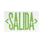 Letrero LED DUAL de SALIDA Universal con alto brillo/uso en pared, lateral o techo/Batería de Respaldo Incluida.