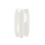 Aislador Blanco para postes de esquina de alta Resistencia con Anti UV de uso en cercos eléctricos