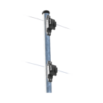 Aislador de Paso reforzado para cercos eléctricos, resistente al clima extremoso