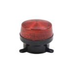 Mini estrobo color Rojo con montaje de pestaña.